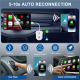 TechAdro Carplay Wireless Adapter za auto IOS 2 u 1 USB, Type C beli - 214911