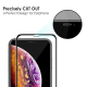Zaštitno staklo za iPhone XS Max/ 11 Pro Max crno 5D Mini verzija case Friendly - 028612