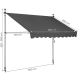 MULTIGARDEN Tenda za terasu i balkon sa podešavanjem visine 3x1.2m gray - EP2377300