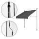 MULTIGARDEN Tenda za terasu i balkon sa podešavanjem visine, siva - AW-016 GREY