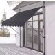 MULTIGARDEN Tenda za terasu i balkon sa podešavanjem visine, siva - AW-016 GREY