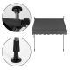 MULTIGARDEN Tenda za terasu i balkon sa podešavanjem visine, siva - AW-016 GREY