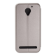 Maska za Lenovo Vibe C2 srebrna na preklop Teracell Flip Premium - 019562