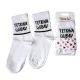 KEVA SI Dečije čarape - tetkina ljubav, bele - 57Kevasi