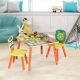 KINDER HOME Dečiji sto sa 2 stolice šareni - TF-4808-N