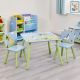 KINDER HOME Dečiji sto sa stolicama za crtanje igru jelo SAVANA - TF-5001