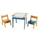 KINDER HOME Dvostrani dečiji sto sa 2 stolice šareni - TF-6059