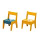 KINDER HOME Dvostrani dečiji sto sa 2 stolice šareni - TF-6059