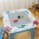 KINDER HOME Dvostrani dečiji sto sa 2 stolice šareni - TF-6059