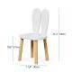 KINDER HOME Dečiji drveni sto sa 2 stolice,set za učenje,crtanje , jelo- BUNNY - TF-6176
