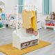 KINDER HOME Drveni stalak sa policama za dečiju odeću beli - TF-6203