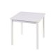 KINDER HOME Dečiji drveni sto sa 2 stolice, set za učenje, crtanje, igru, jelo - BELI - TF-6644-V