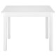 Dečiji sto sa 4 stolice KINDER HOME, drveni set za igru i učenje, beli - TF-6645-V
