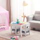 KINDER HOME Dvostrani dečiji sto sa 2 stolice šareni - TF-6705