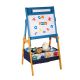 KINDER HOME Dečija drvena tabla sa magnetima na postolju, plavo/žuta - TF6057