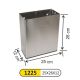 ARIMETAL Zidna kanta za otpatke Inox 8L - TK-1225