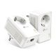 TP LINK Powerline TP-LINK ItemDescription/2 AV1000 Gigabit Pass-through Powerline Starter Kit - TL-PA7017P KIT PLA