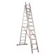 Trodelne Merdevine 3x11 7,6m 3011 - 17-1