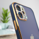 Maska za Samsung Galaxy A54 5G Cirkon Camera plava - 208223