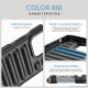 Torbica Color Rib za Xiaomi Redmi Note 13 Pro 4G (EU) crna - 215303-1