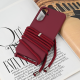 Maska za Samsung Galaxy A36 Crossbody bordo - 221761