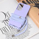 Maska za Samsung Galaxy S25 Crossbody ljubičasta - 221775