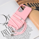 Maska za Samsung Galaxy S25 Crossbody roze - 221778