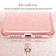 Torbica Crystal Dust za iPhone 14 6.7 Plus roze - 203304