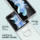 Torbica Elegant Fold Ring za Samsung F731B Galaxy Z Flip 5 5G transparent - 209107
