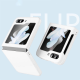 Torbica Elegant Fold za Samsung F741B Galaxy Z Flip 6 5G bela - 214525