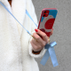 Torbica Fashion Strap Glitter za iPhone 11 Pro 5.8 plava - 88694-1