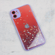 Maska za iPhone 11 61 Frame Glitter ljubičasta - 90608