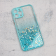 Maska za iPhone 12 Pro Max 6.7 Frame Glitter mint - 90635