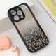 Torbica Frame Glitter za iPhone 15 Pro 6.1 crna - 210510