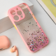 Torbica Frame Glitter za iPhone 15 Pro 6.1 roze - 210512