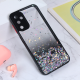 Maska za Samsung Galaxy A14 4G/5G Frame Glitter crna - 207981