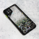 Maska za Samsung Galaxy A22 4G Frame Glitter crna - 96884