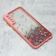 Maska za Samsung Galaxy A30s/A50/A50s Frame Glitter roze - 97149