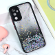 Maska za Samsung Galaxy A34 5G Frame Glitter crna - 207983