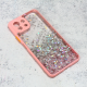 Maska za Xiaomi Mi 11 Lite Frame Glitter roze - 96889