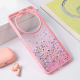 Torbica Frame Glitter za Xiaomi Redmi 14C roze - 221260