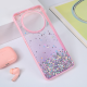 Maska za Xiaomi Redmi A3 Frame Glitter roze - 214411