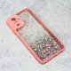Maska za Xiaomi Redmi Note 10 4G/Note 10s Frame Glitter roze - 96892