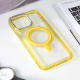 Maska za iPhone 15 Pro Max 6.7 Frame Magsafe žuta - 210144-1