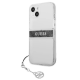Maska za iPhone 13 6.1 Guess 4G Stripe Charm siva (GUHCP13MKB4GGR) - 205686