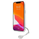 Maska za iPhone 13 6.1 Guess 4G Stripe Charm siva (GUHCP13MKB4GGR) - 205686