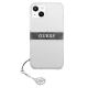 Maska za iPhone 13 6.1 Guess 4G Stripe Charm siva (GUHCP13MKB4GGR) - 205686