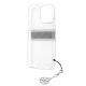 Maska za iPhone 13 Pro 6.1 Guess 4G Stripe Charm siva (GUHCP13LKB4GGR) - 205688