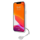 Maska za iPhone 13 Pro 6.1 Guess 4G Stripe Charm siva (GUHCP13LKB4GGR) - 205688