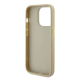 Maska za iPhone 15 Pro 6.1 Guess Hc Fixed Glitter 4G Big Metal Logo zlatna (GUHCP15LHG4SGD) - 210424